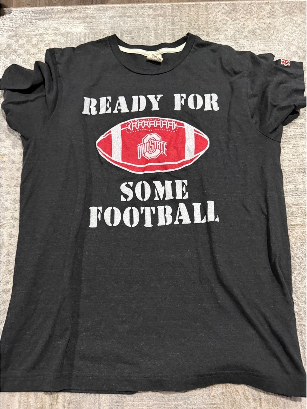 Homage Ohio State Ready For Some Football Men's T-Shirt Large Black